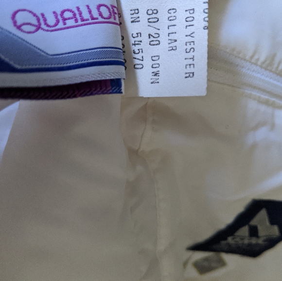 Nwt vintage peach fuzz PASTEL puffer by 80s Serac copied by Perfect Mome… - Picture 7 of 9